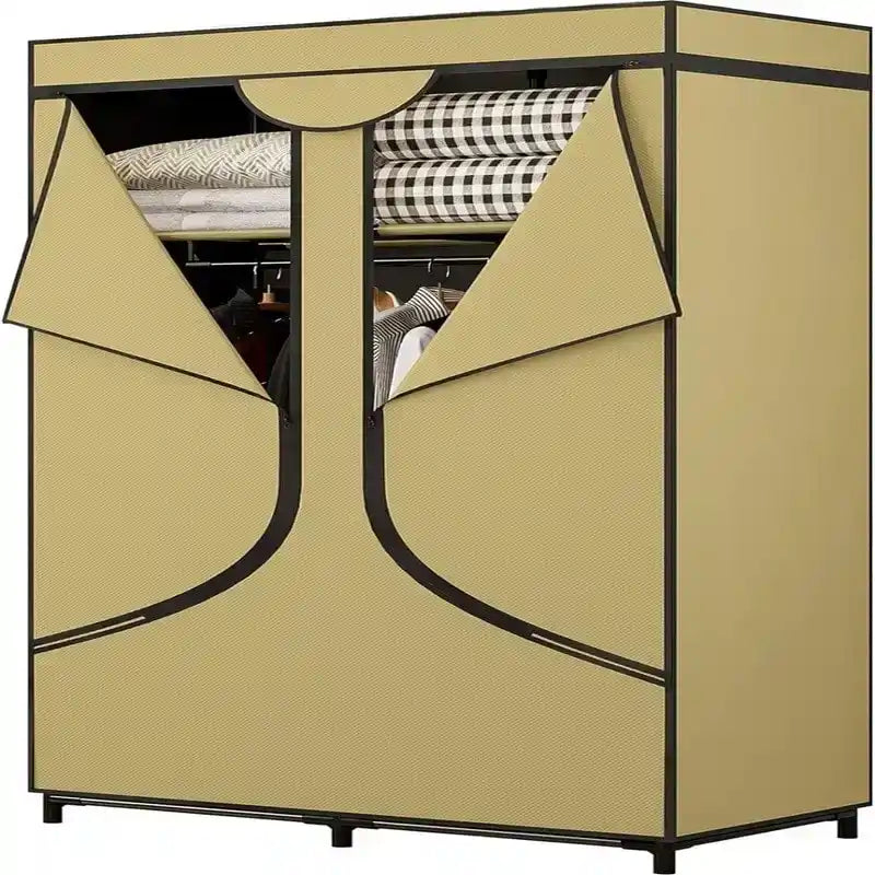 Armadio Portatile Guardaroba Organizzatore di Vestiti - 45P x 88L x 168A cm