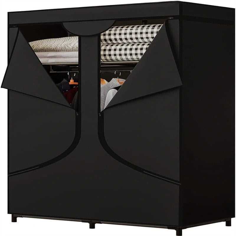 Portable Wardrobe Closet Clothing Organizer - 17.7D x 34.6W x 66.1H