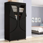Portable Wardrobe Closet Clothing Organizer - 17.7D x 34.6W x 66.1H