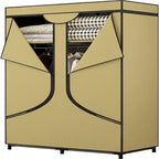 Portable Wardrobe Closet Clothing Organizer - 17.7D x 34.6W x 66.1H