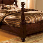 Solid Pine Traditional Four Poster Canopy Bed