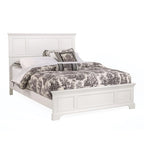 Homestyles Naples Letto matrimoniale in legno bianco sporco