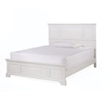 Homestyles Naples Letto matrimoniale in legno bianco sporco