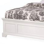 Homestyles Naples Letto matrimoniale in legno bianco sporco
