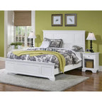 Homestyles Naples Letto matrimoniale in legno bianco sporco