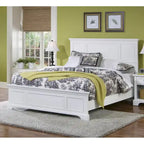 Homestyles Naples Letto matrimoniale in legno bianco sporco