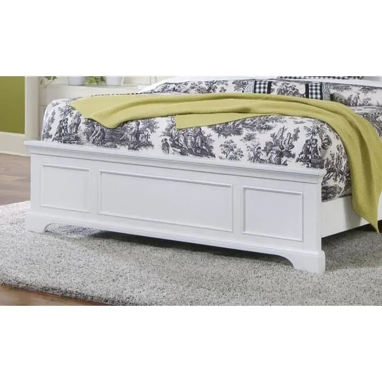 Homestyles Naples Letto matrimoniale in legno bianco sporco