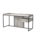 Scrivania per Computer in Acciaio Jaxon Industrial da 63 pollici con Porte USB di Furniture of America