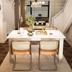 Modern Dining Table 4-6 People Kitchen Dining Room Table Extendable