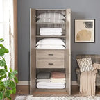 Armadio a Parete Moderno Lee 1.0 Indipendente Manhattan Comfort