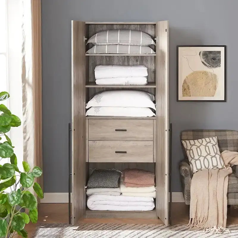 Armadio a Parete Moderno Lee 1.0 Indipendente Manhattan Comfort