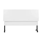Flash Furniture Palmer Commercial Grade Heavy-Duty Nesting Flip Training Table with T-Legs, Modesty Panel, Tabletop, and Frame