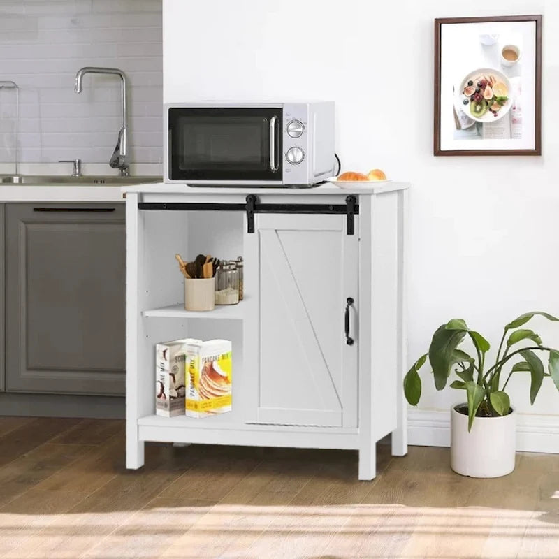 Mobile contenitore da bagno in legno MDF bianco stile rustico