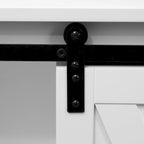 Mobile contenitore da bagno in legno MDF bianco stile rustico