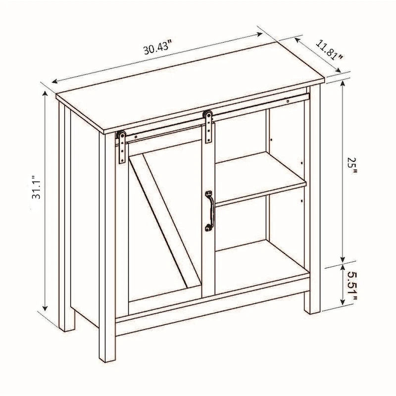 Mobile contenitore da bagno in legno MDF bianco stile rustico