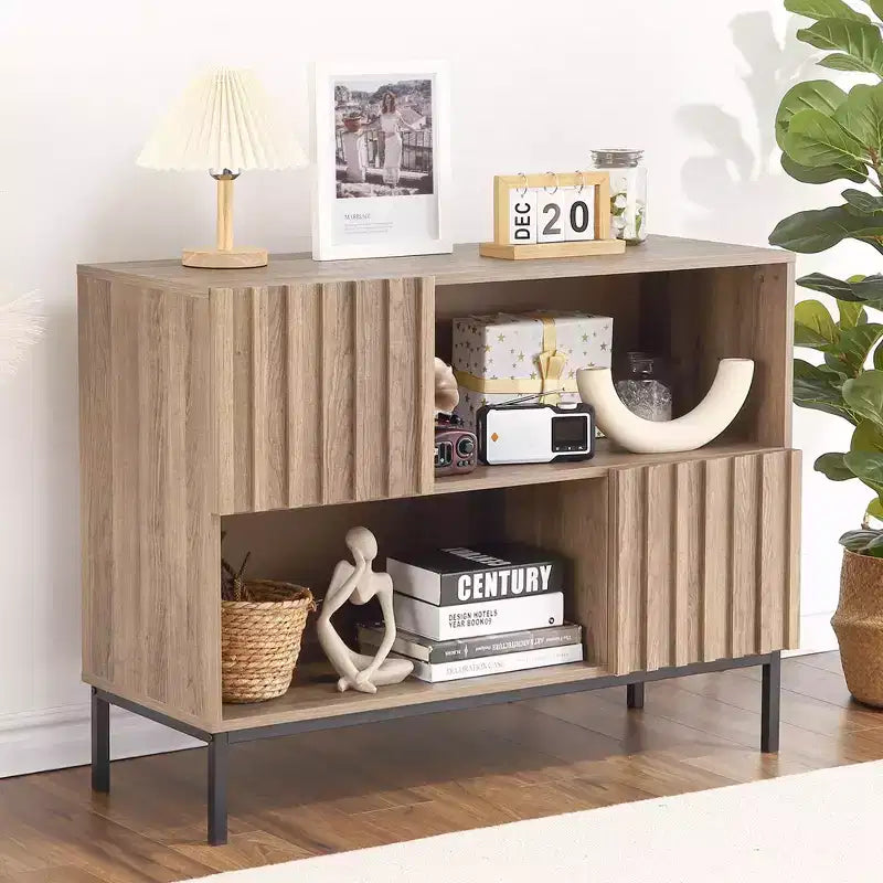 Entryway Table, Modern Farmhouse Buffet Storage Cabinet, Console Table Behind Couch Table