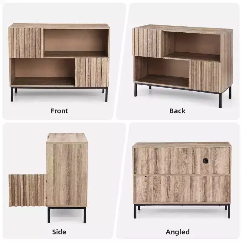 Tavolo d'ingresso, Mobile credenza moderno stile rustico, Tavolo consolle dietro il divano