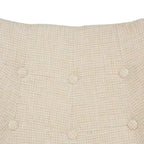 LeisureMod Willow Nursery Rocking Chair in Twill Fabric/Velvet Upholstery - Eiffel Ash Wood Base, Plus Comfort, Perfect for Nurseries