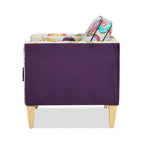 Jennifer Taylor Home Mamba 28 Patchwork Accent Chair