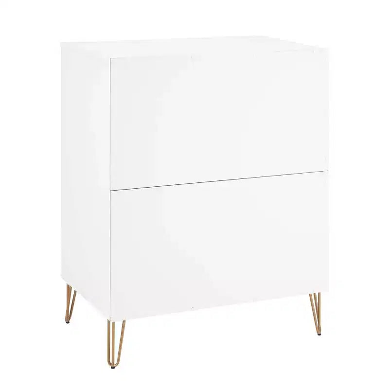 Manhattan Comfort Dumbo 2pc Modern 5 Drawer Dresser and 3 Drawer Dresser Set