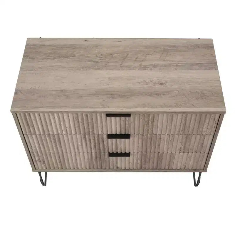 Manhattan Comfort Dumbo 2pc Modern 5 Drawer Dresser and 3 Drawer Dresser Set