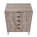 Manhattan Comfort Dumbo 2pc Modern 5 Drawer Dresser and 3 Drawer Dresser Set