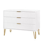 Manhattan Comfort Dumbo 2pc Modern 5 Drawer Dresser and 3 Drawer Dresser Set