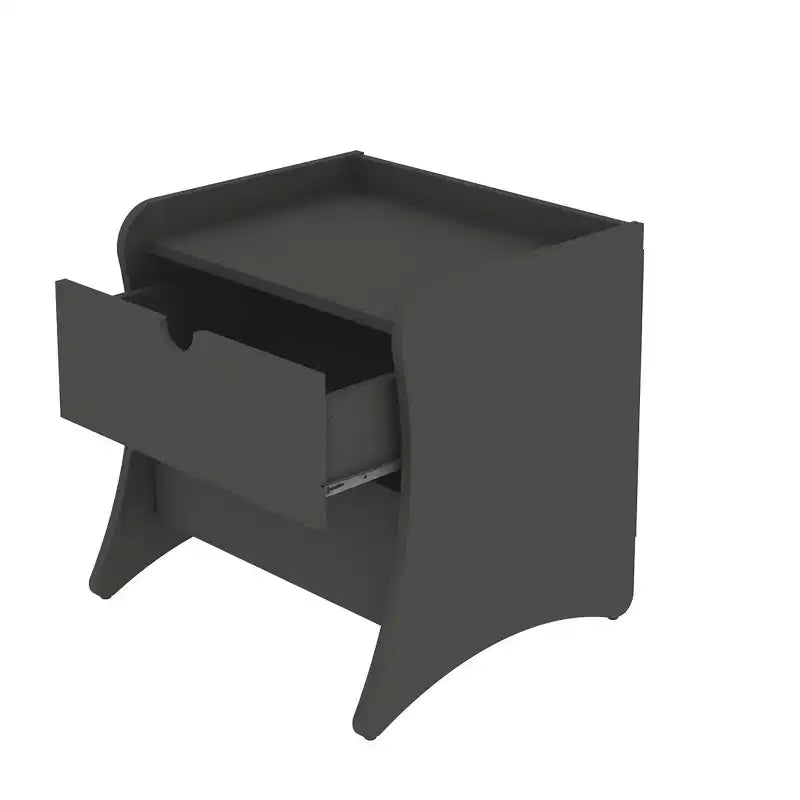 Manhattan Comfort Set of 2 Coney 2 Drawer Nightstands