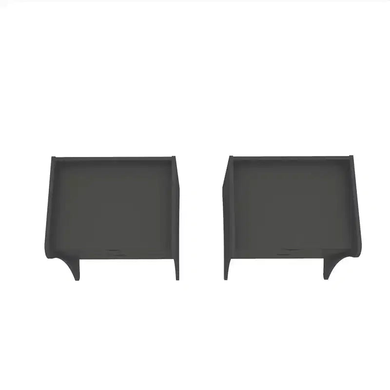 Manhattan Comfort Set of 2 Coney 2 Drawer Nightstands