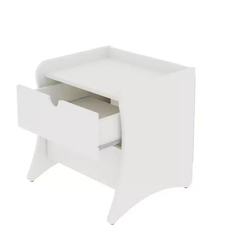 Manhattan Comfort Set of 2 Coney 2 Drawer Nightstands