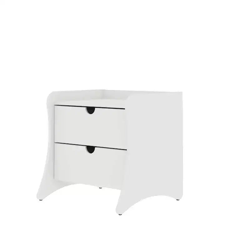 Manhattan Comfort Set of 2 Coney 2 Drawer Nightstands