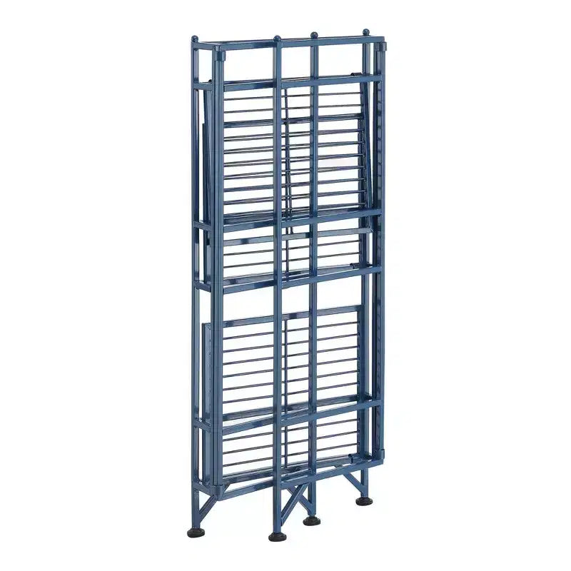 32.5 Extra Storage 3 Tier Foldable Metal Shelf - Breighton Home