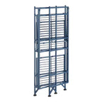 32.5 Extra Storage 3 Tier Foldable Metal Shelf - Breighton Home