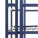 32.5 Extra Storage 3 Tier Foldable Metal Shelf - Breighton Home