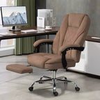 Vinsetto Executive Massage Office Chair, Heated Computer Desk Chair with Adjustable Height and Footrest