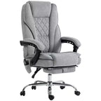 Vinsetto Executive Massage Office Chair, Heated Computer Desk Chair with Adjustable Height and Footrest