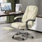 Vinsetto Executive Massage Office Chair, Heated Computer Desk Chair with Adjustable Height and Footrest
