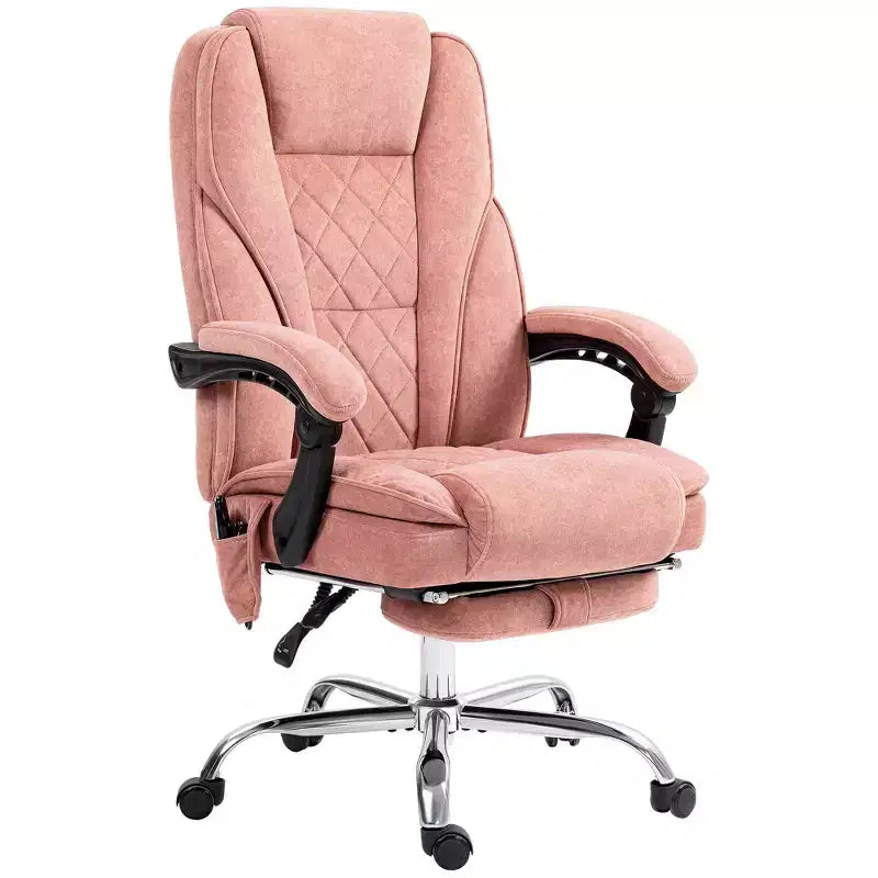 Vinsetto Executive Massage Office Chair, Heated Computer Desk Chair with Adjustable Height and Footrest