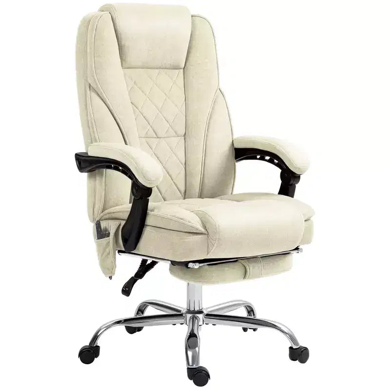 Vinsetto Executive Massage Office Chair, Heated Computer Desk Chair with Adjustable Height and Footrest