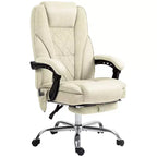 Vinsetto Executive Massage Office Chair, Heated Computer Desk Chair with Adjustable Height and Footrest