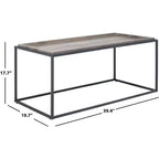 Andey Coffee Table - COF2001A - Brown/Black - Safavieh