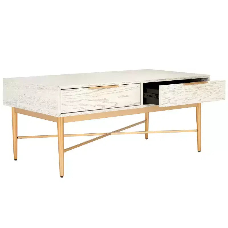 Pierre 2 Drawer Coffee Table - Safavieh