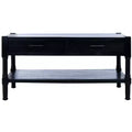Filbert 2 Drawer Coffee Table - Black - Safavieh