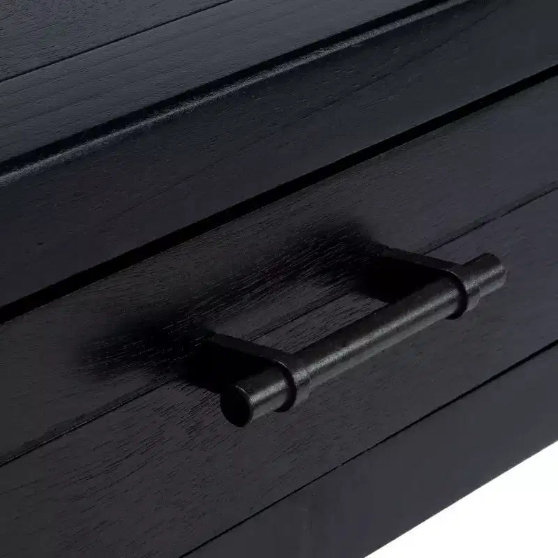 Filbert 2 Drawer Coffee Table - Black - Safavieh