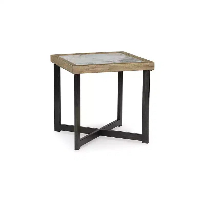 Signature Design by Ashley Montia End Table, Brown/Black