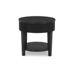 Signature Design by Ashley 1 Drawer Marstream End Table, Black