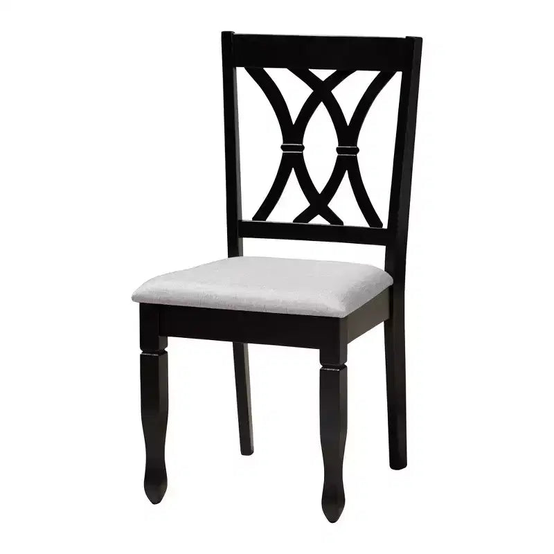 Baxton Studio April Modern Wood 5-Piece Dining Set
