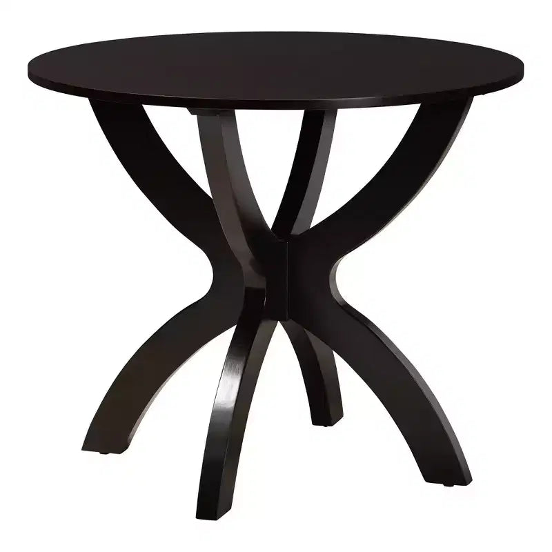 Baxton Studio April Modern Wood 5-Piece Dining Set