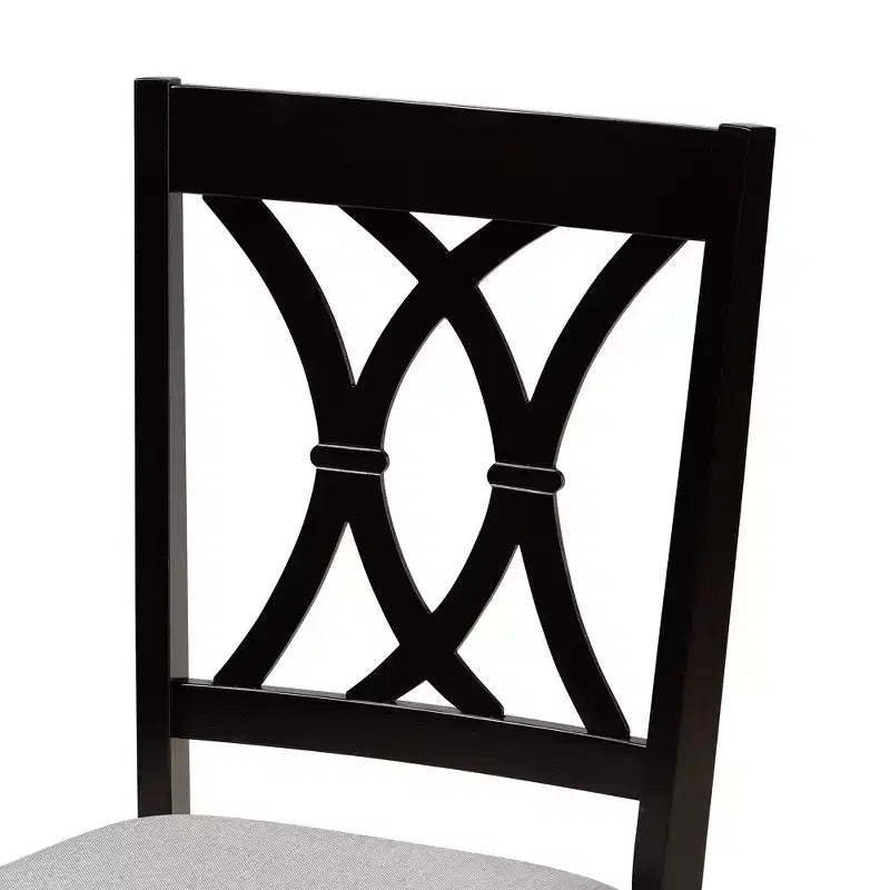 Baxton Studio April Modern Wood 5-Piece Dining Set