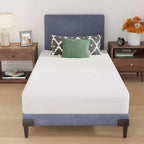 FDW Base Foam Mattress 8 Inch Mattress, CertiPUR-US Certified,Breathable Bed Mattress for Cooler Sleep Supportive,Removable Soft Cover,White